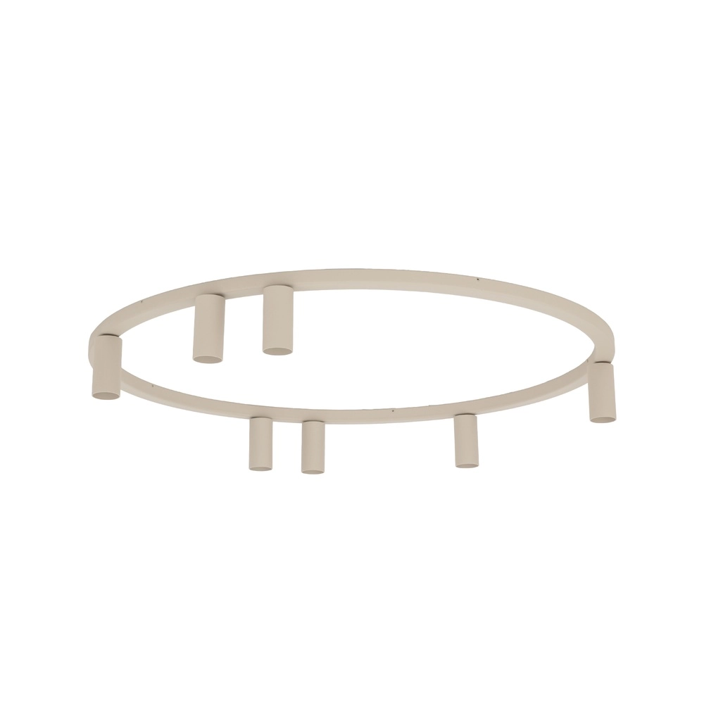 Circle surface-mounted spotlights Fourty 7x GU10 - beige
