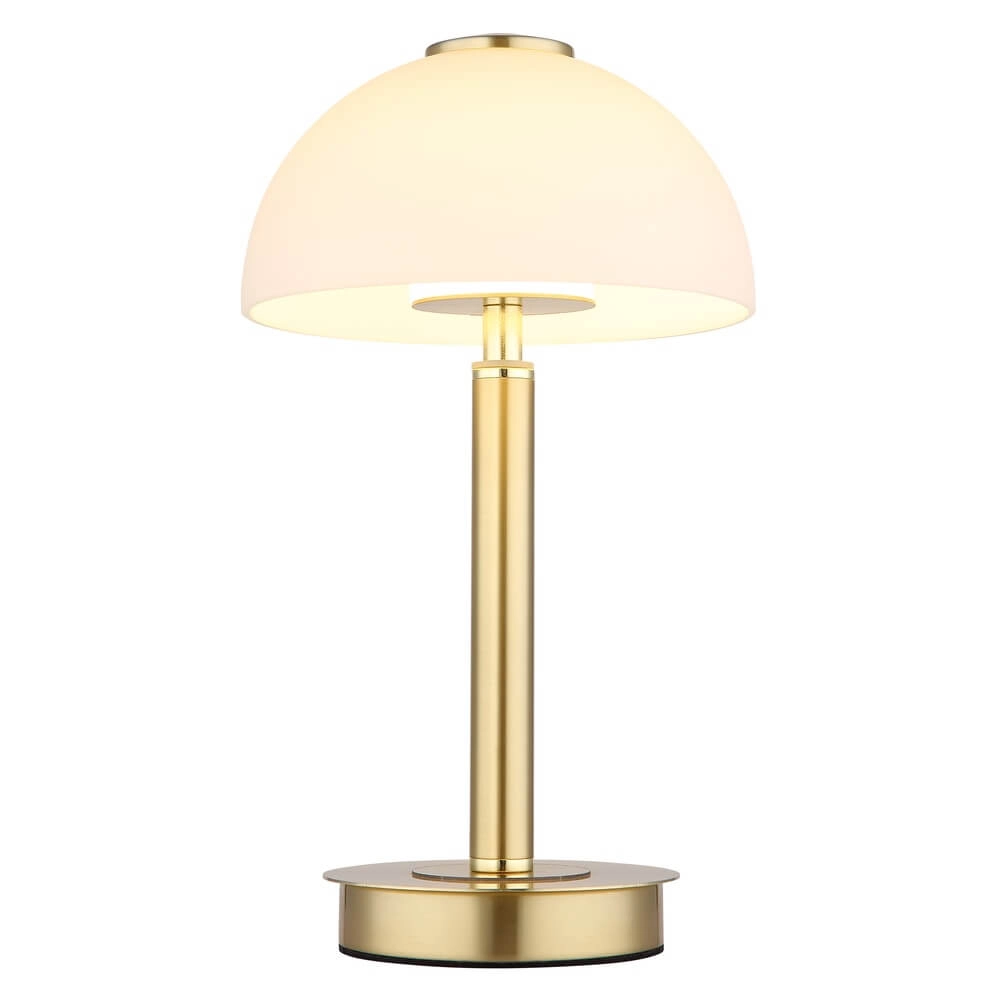 Table lamp Uldin gold with white glass Globo 9007371465729