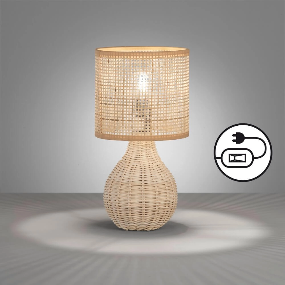 Table lamp Nature Ø 16cm Fischer & Honsel 4003694507356