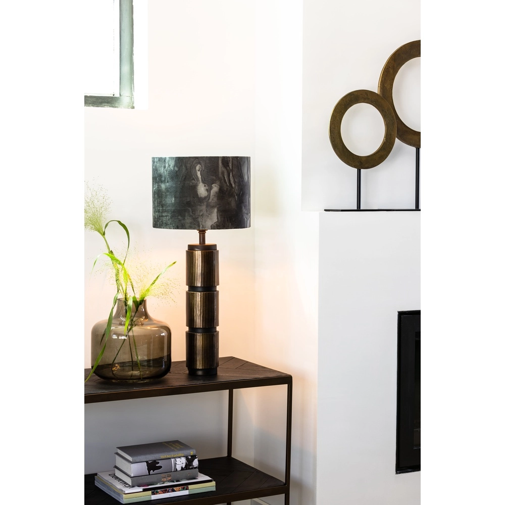 Table lamp Merel brass matt Ø 25cm Light & Living 8717807314231