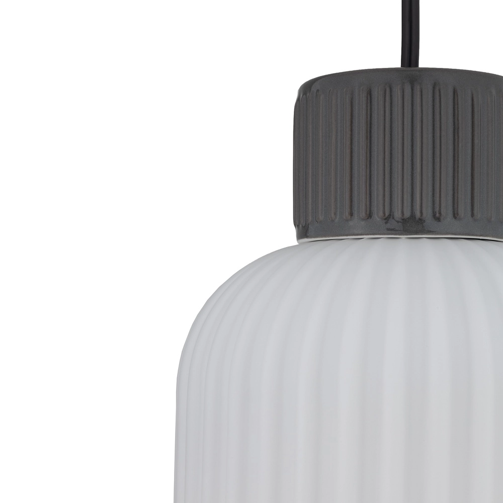 Pendant lamp Aurora grey Ø 14cm