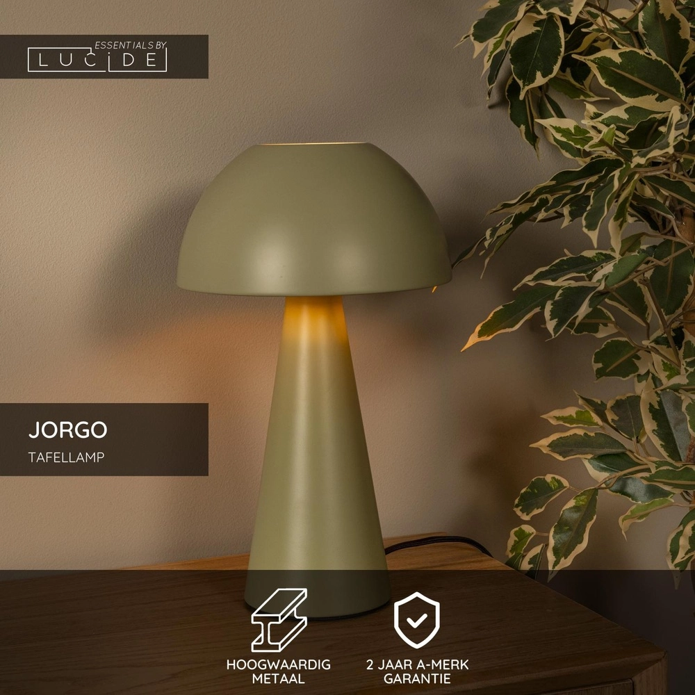 Green table lamp Jorgo Design Lucide 5411212650245