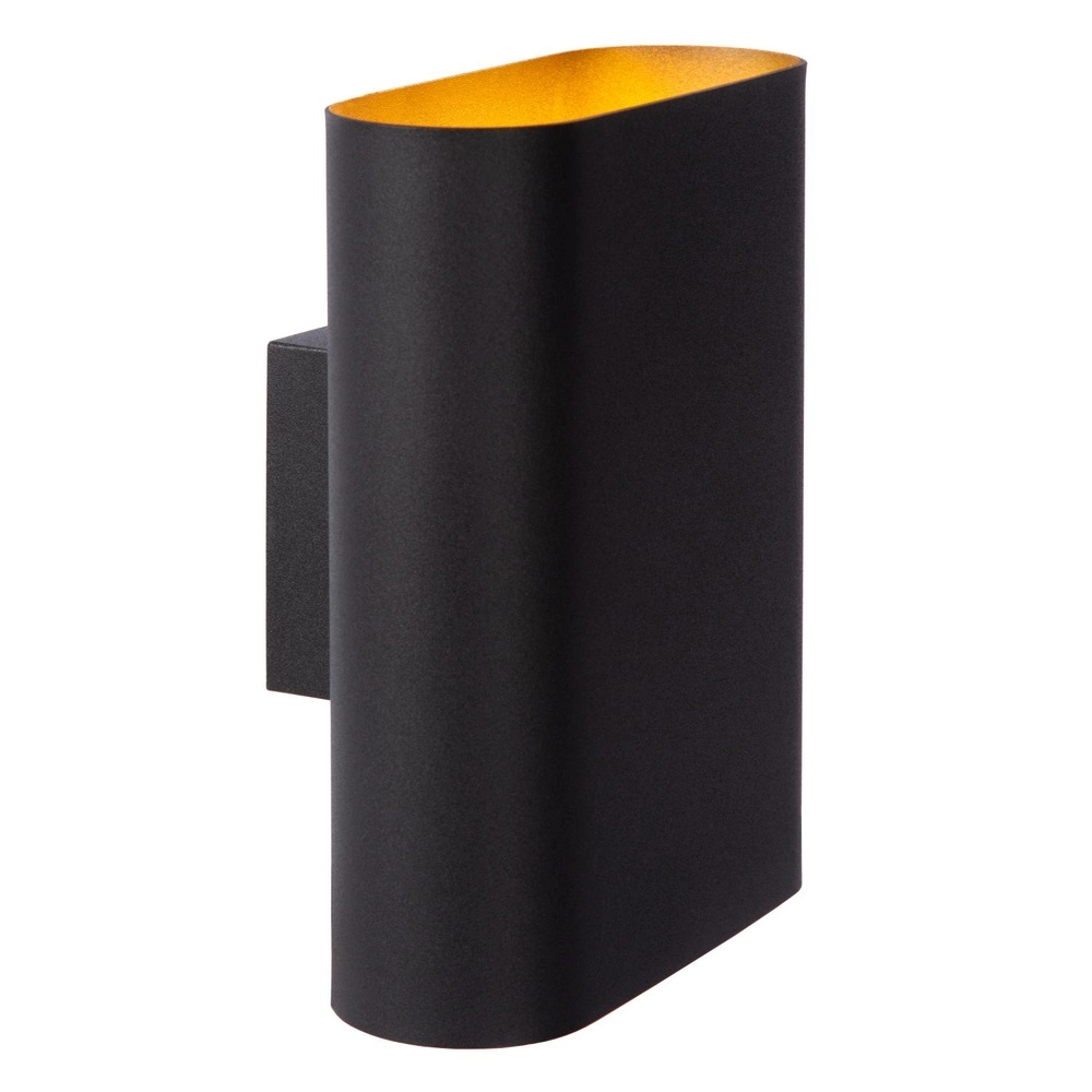 Design wall spot Ovalis Black Lucide 5411212126894