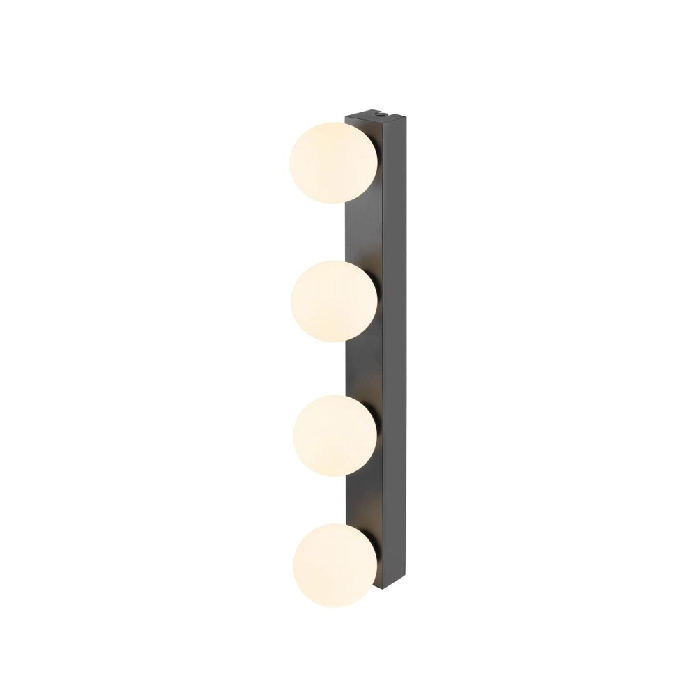 Wall lamp Sun Mirror 3-light black SLV 4024163318310