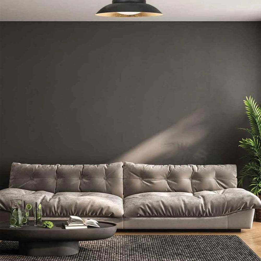 Ceiling lamp Walcie black with gold Steinhauer 8712746176520