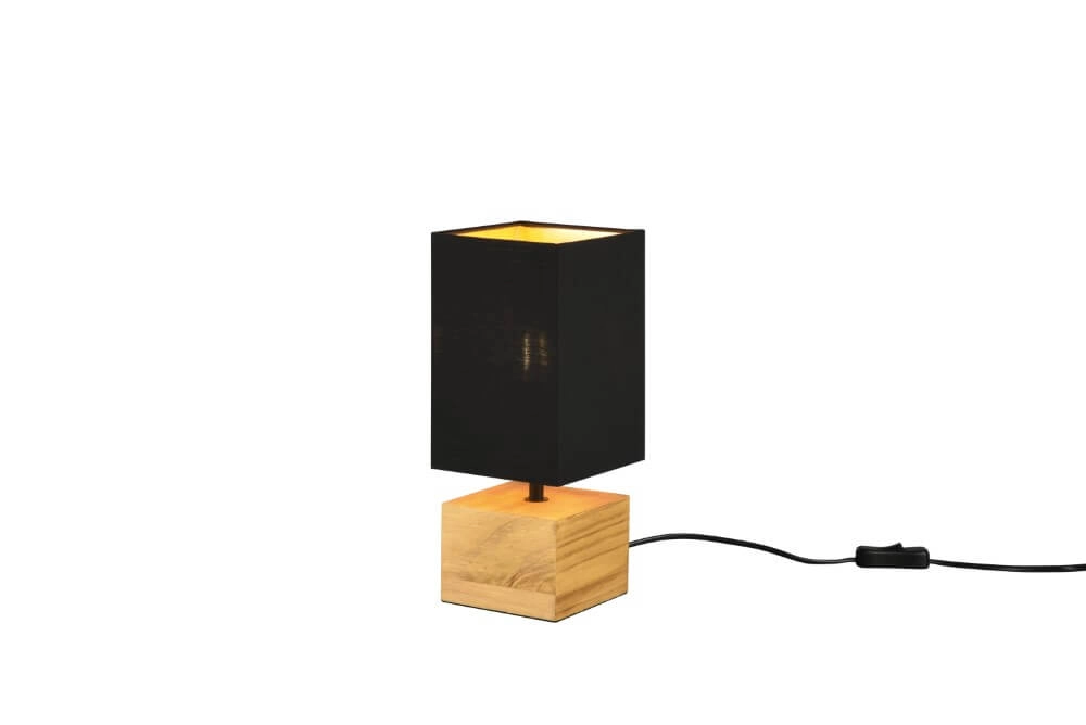 Black table lamp Woody