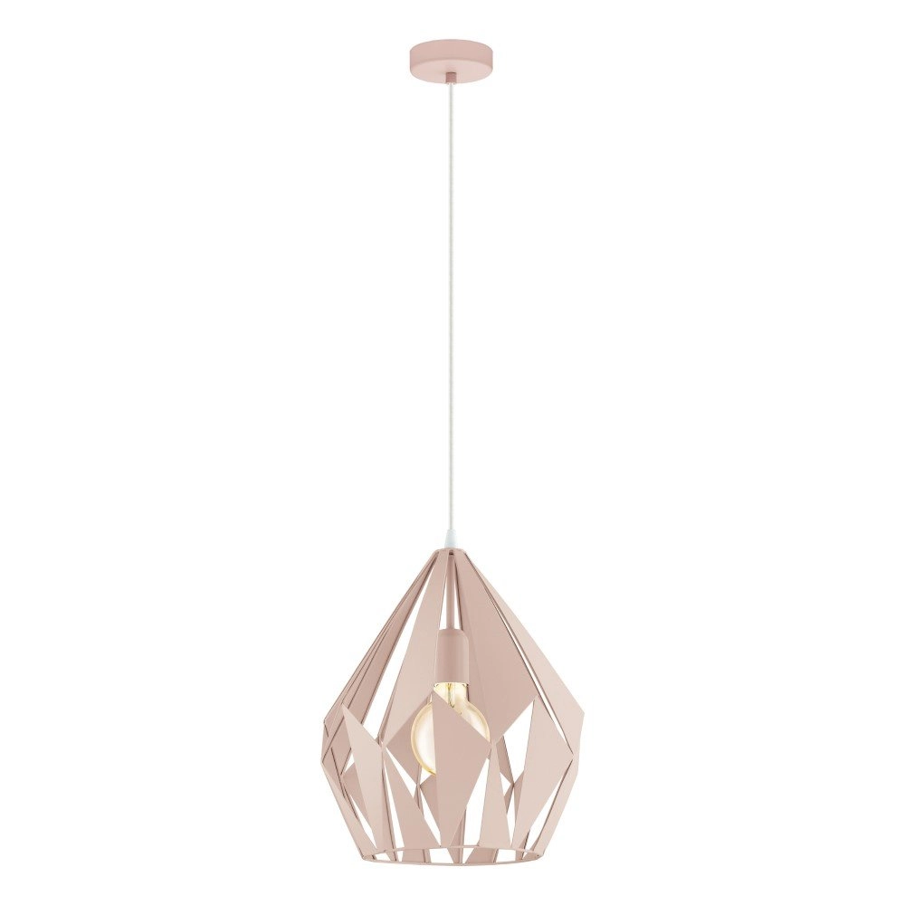 Pendant lamp Carlton-P Pastel pink Eglo 9002759490249