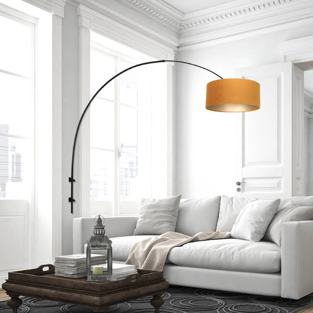 Wall arc lamp Sparkled black with gold Steinhauer 8712746146110