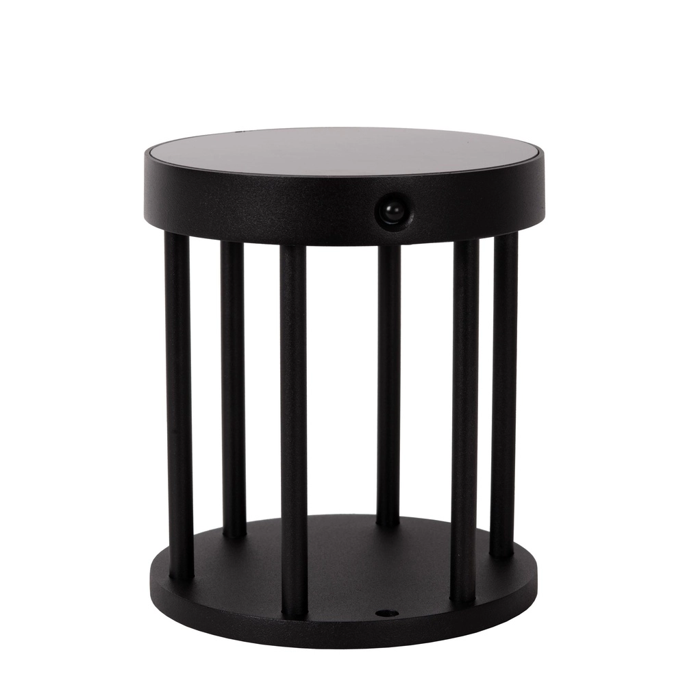 Solar pedestal lamp Jackson 18cm black