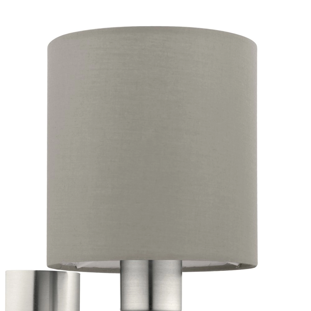 Wall lamp Pasteri with taupe lampshade Eglo 9002759949259