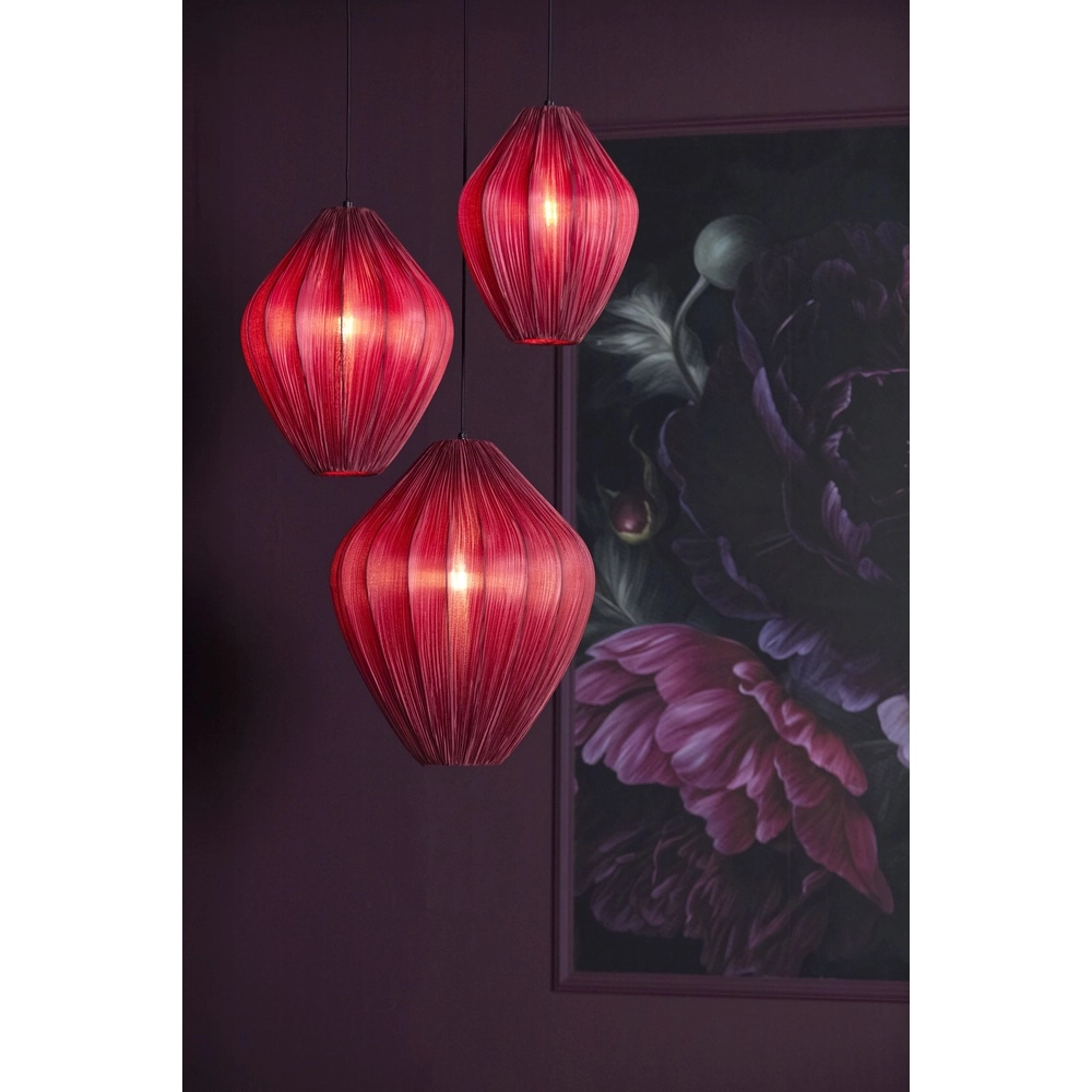 Pendant lamp Verita Ø 47cm - burgundy shade Light & Living 8717807832087