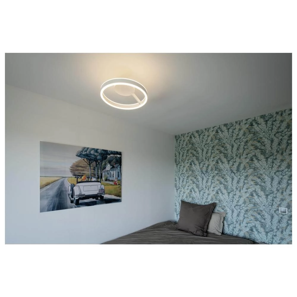 Sleek ceiling lamp One 40 white Ø 40cm SLV 4024163298537