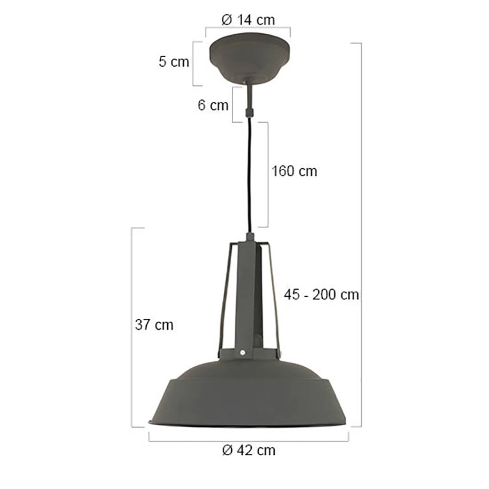 Pendant lamp Luna 42 Steinhauer 8712746102956