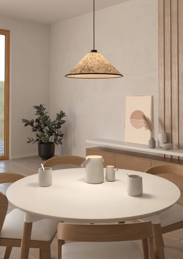 Natural pendant lamp Oxpark Ø 42cm Eglo 9002759439422