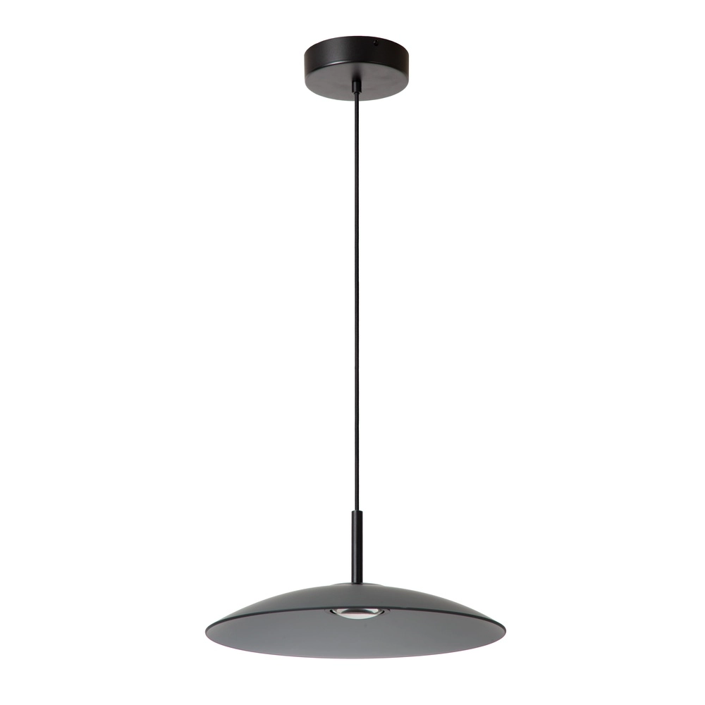 Sleek pendant lamp Menga Ø 40cm smoke glass Premium by Lucide 5411212251206