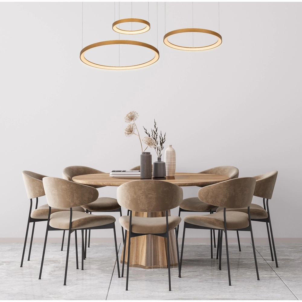 Golden pendant lamp Vidal Design Premium by Lucide 5411212460943
