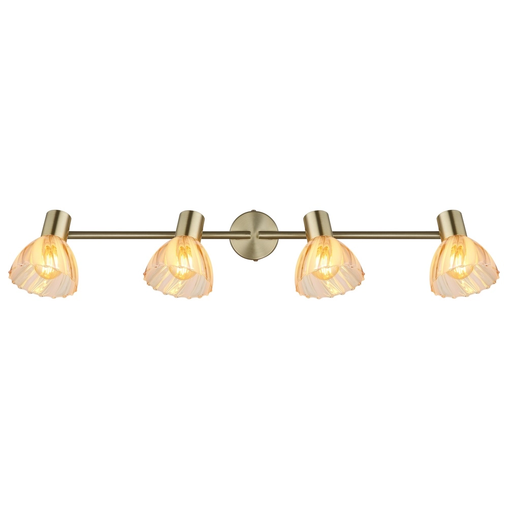 Ceiling lamp 4-lights Zachery Gold Globo 9007371531509