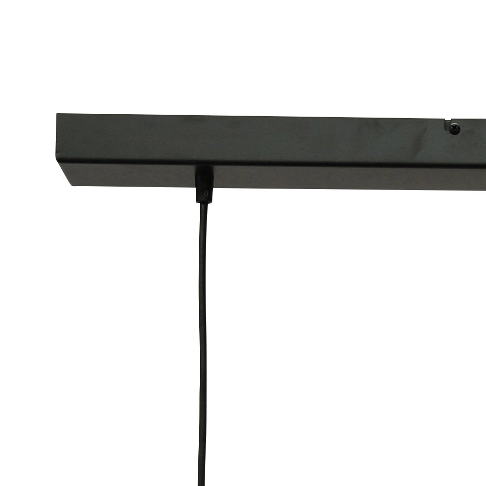 Black dining room hanging lamp Bounty 5-light cylindrical glass Masterlight 8718121248486
