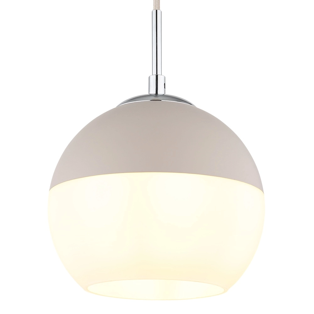 Pendant lamp Ragusa sand brown Ø 20cm Globo 9007371569786