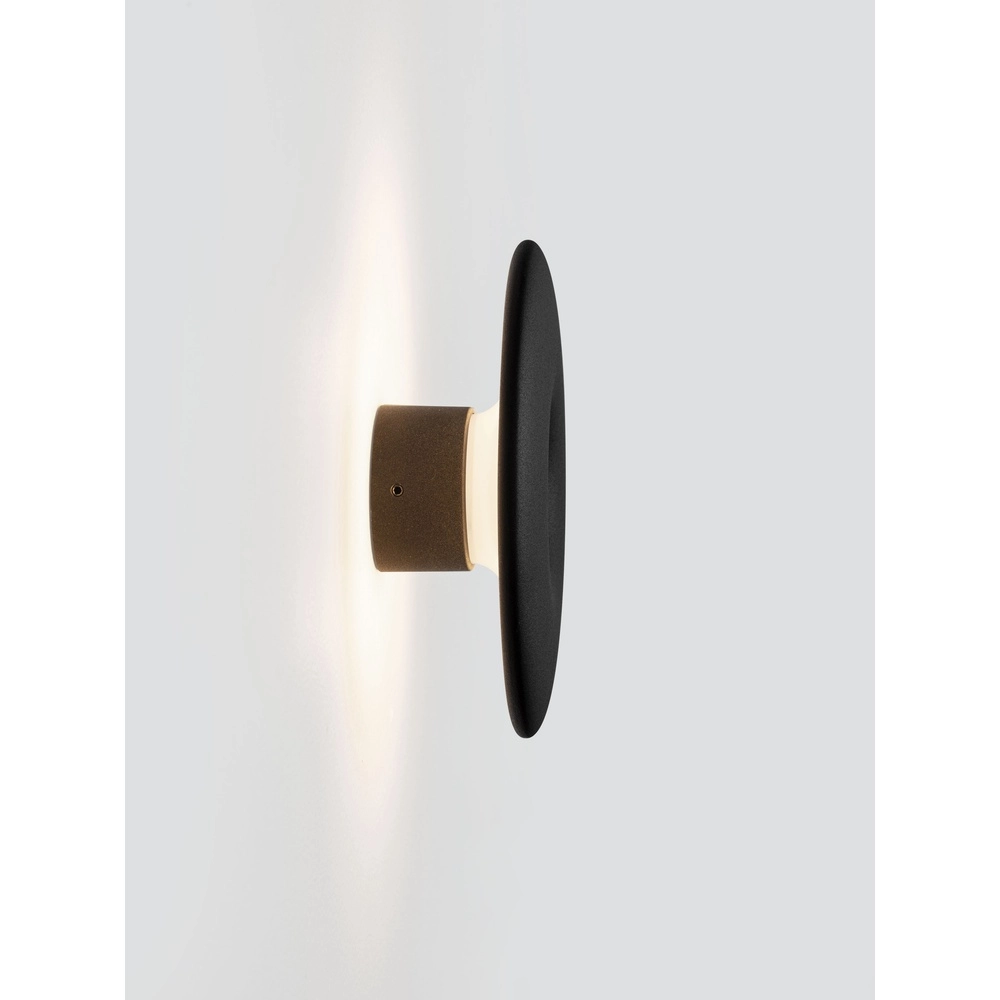 Unique wall lamp Splash Round Black Lyora 5212017497185
