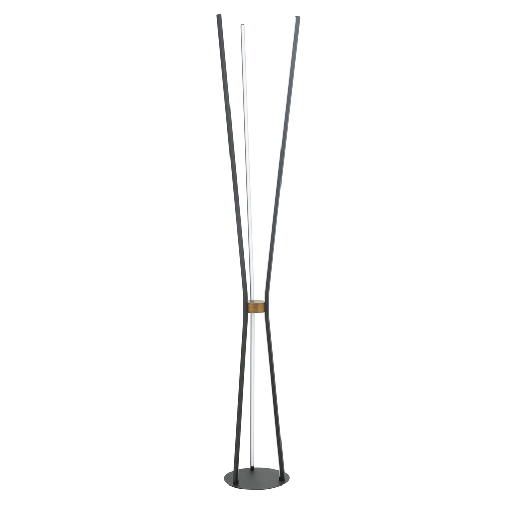 Floor lamp Forli black 165cm