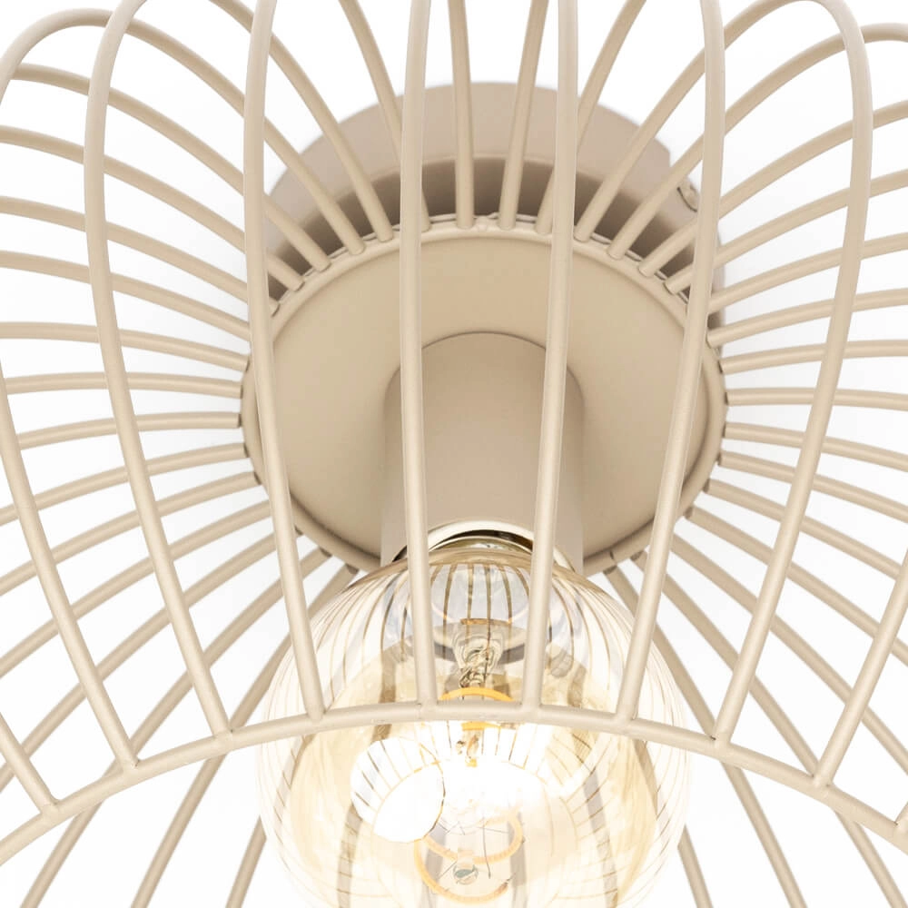 Wire ceiling lamp Wire Ø 40cm sand color ETH 8720195307563