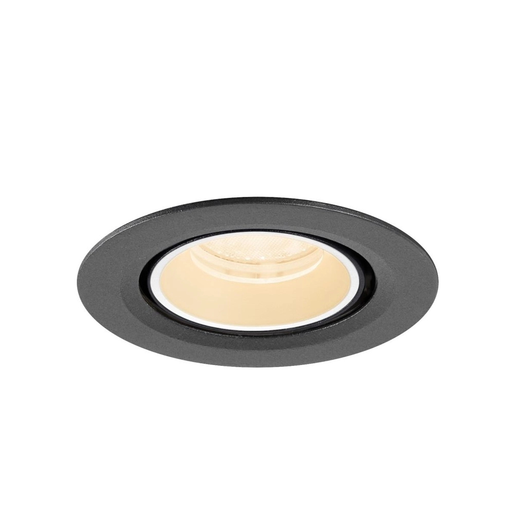 Recessed spotlight Numinos Gimble XS black/white 2700K - 40deg SLV 4024163307246