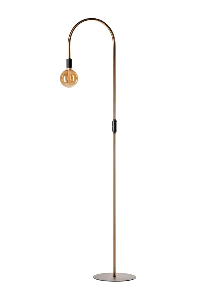 Floor lamp Pike 180cm gold with black