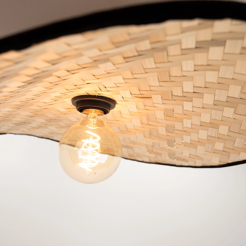 Rattan ceiling lamp Marywell 52x34cm - E27 Eglo 9002759440435