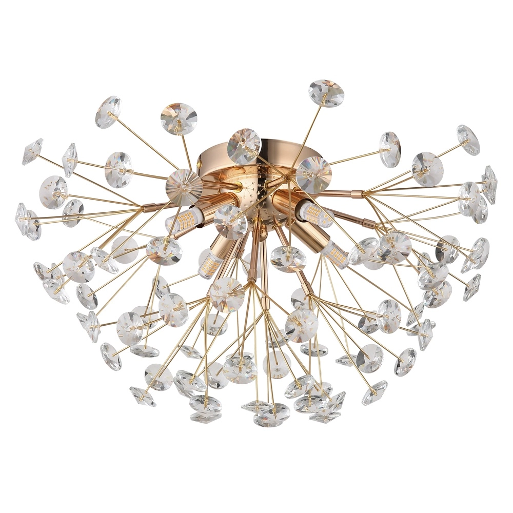Ceiling lamp Katrina gold Ø 45cm Globo 9007371481316