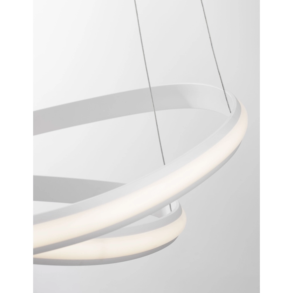 Design pendant lamp Aries white Ø 59cm Lyora 5212017419811