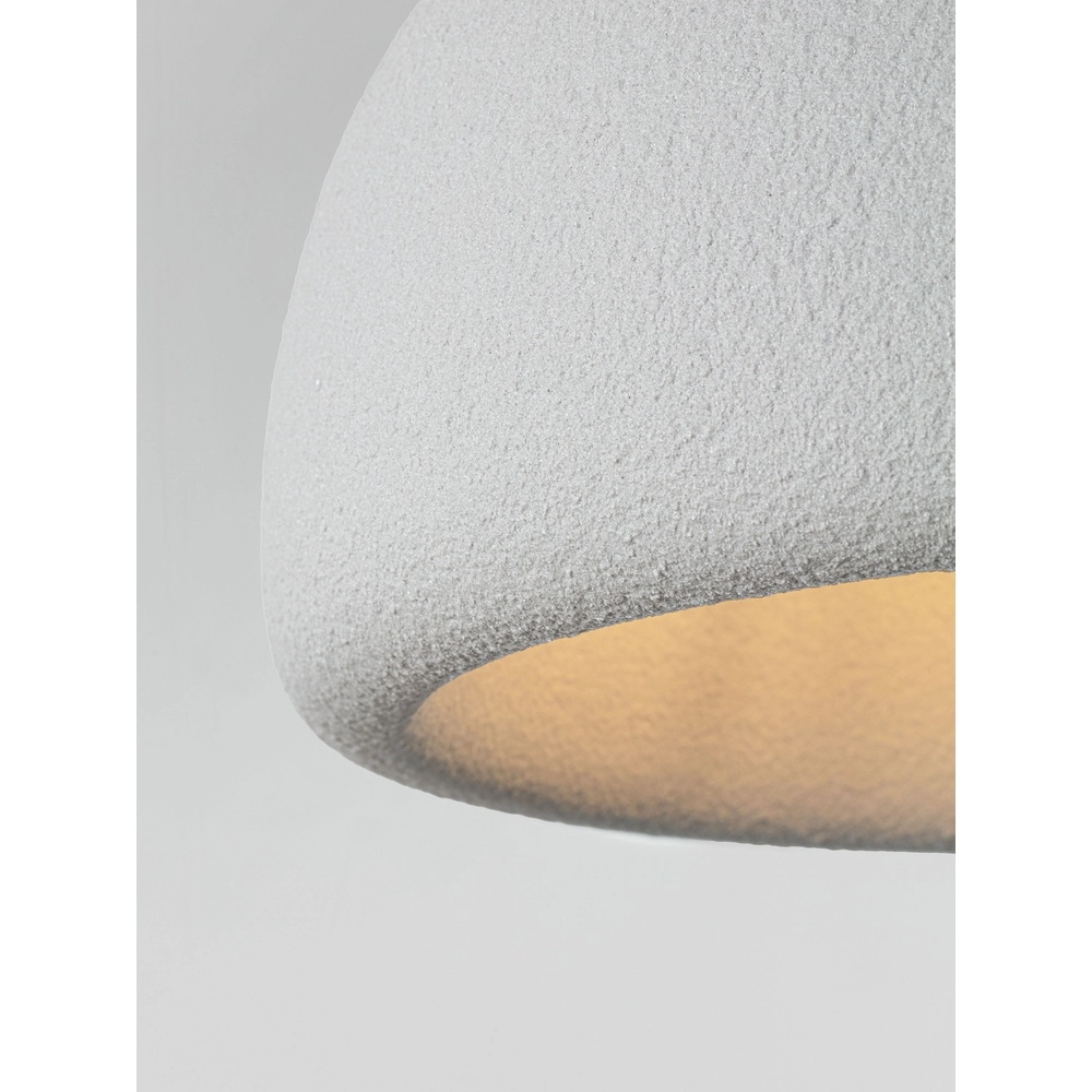 Modern pendant lamp Davo grey Ø 43cm Lyora 5212017495662