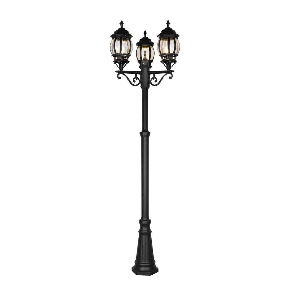 Lantern Elvo 3 crown black
