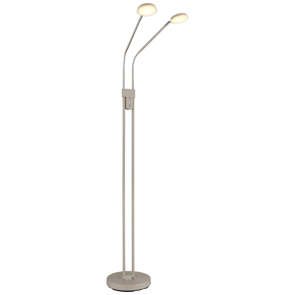 2-light reading lamp Silvio sand brown Globo 9007371584048
