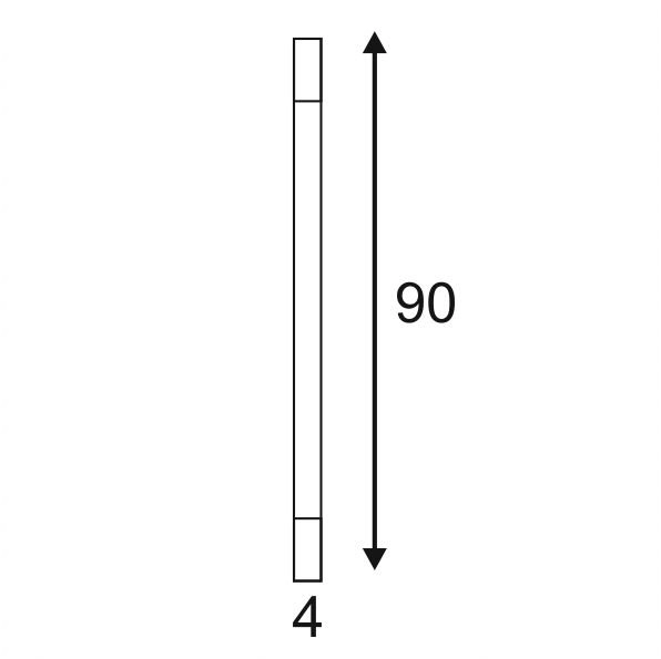 LED lamp Trukko 90cm chrome SLV 4024163156240