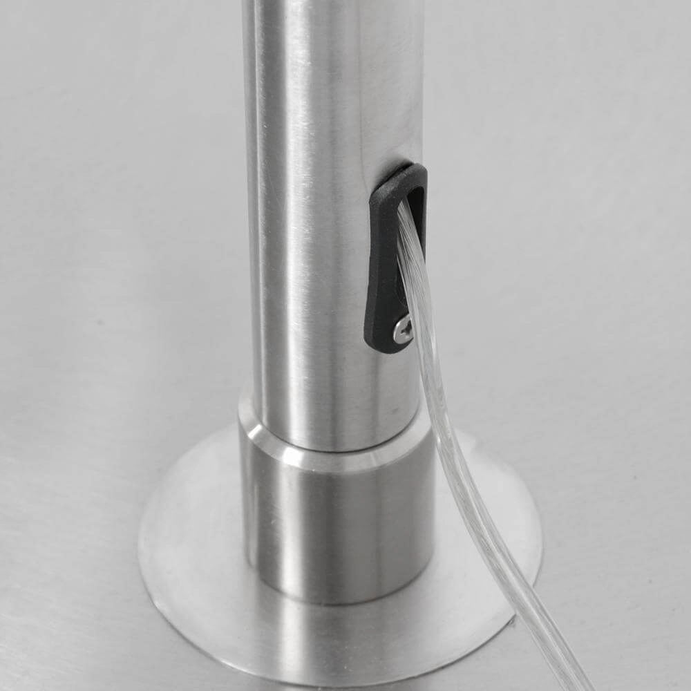Arc lamp Sparkled Light metal with white shade Steinhauer 8712746173116
