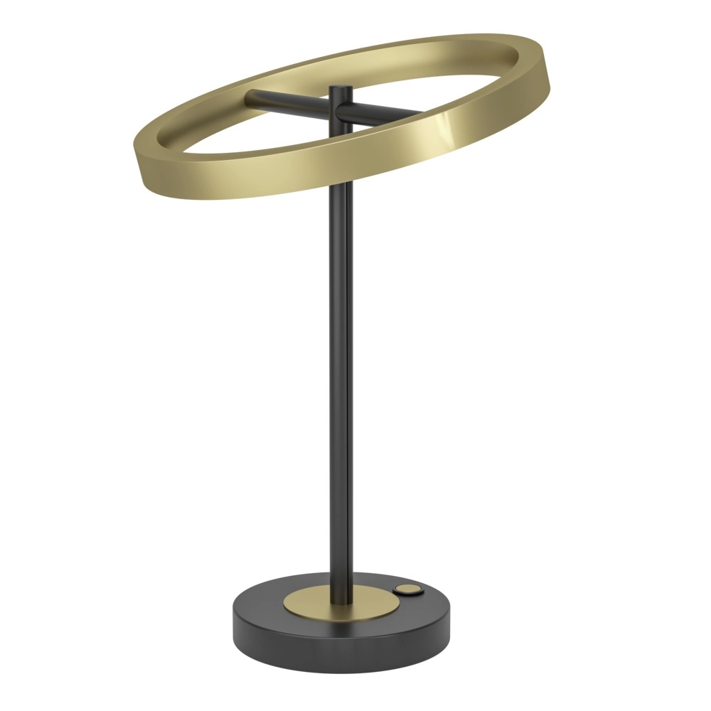 Design table lamp Brest black with gold