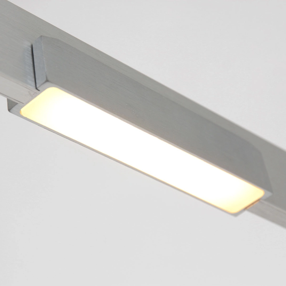 Sleek pendant lamp Bloc metallic grey Steinhauer 8712746148268