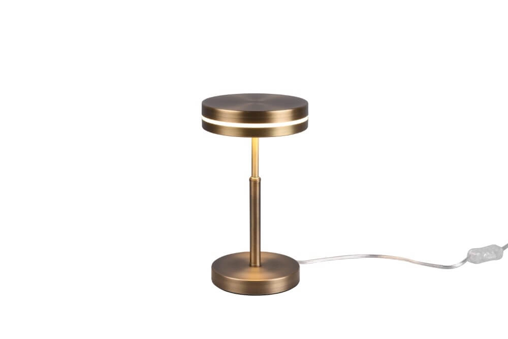 LED table lamp Franklin Old brass