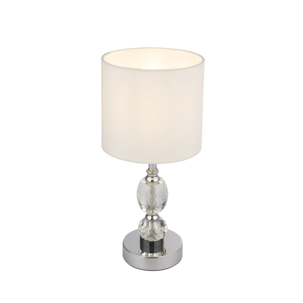 Classic table lamp Bronn chrome 34cm