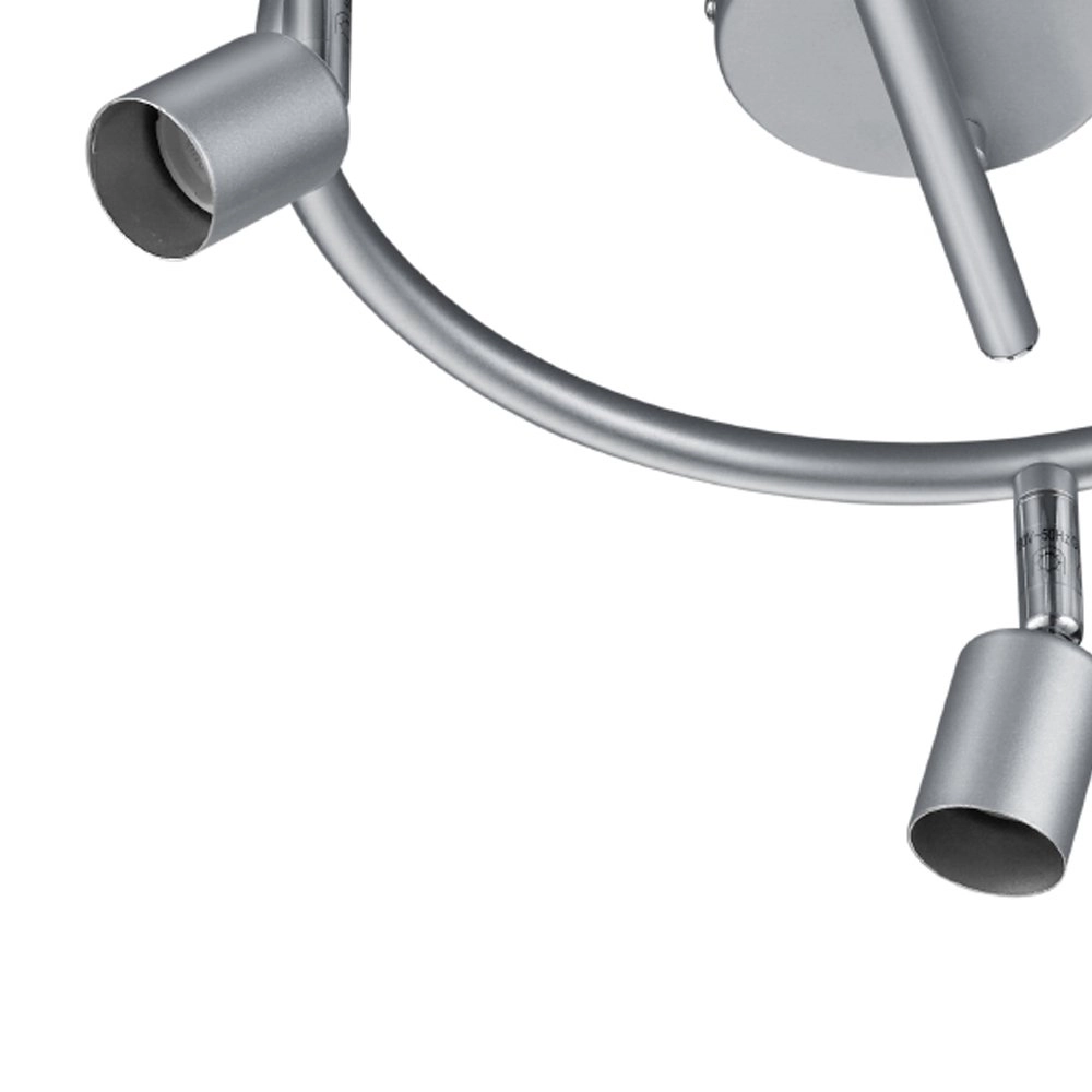 Ceiling spot Paris GU10 3-light titanium gray Trio 4017807350760