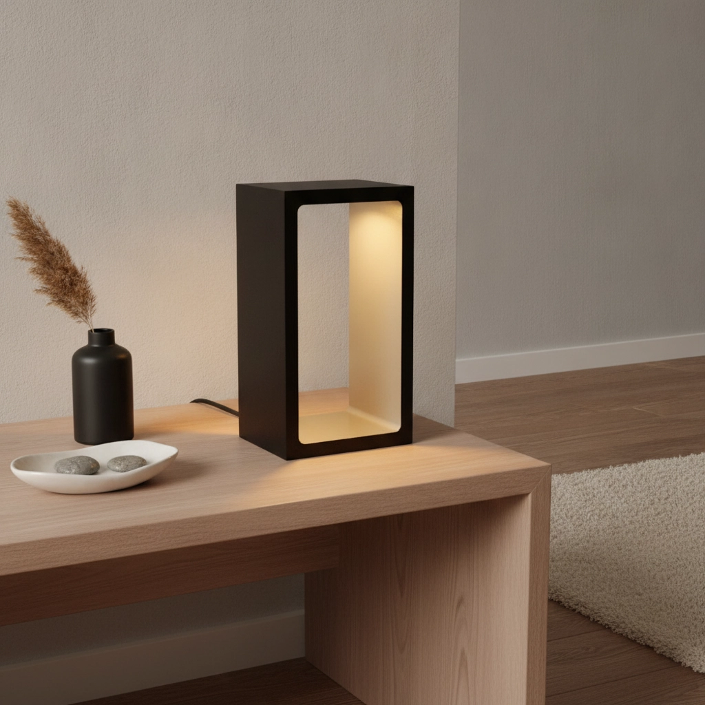 Design table lamp Corridor black with gold