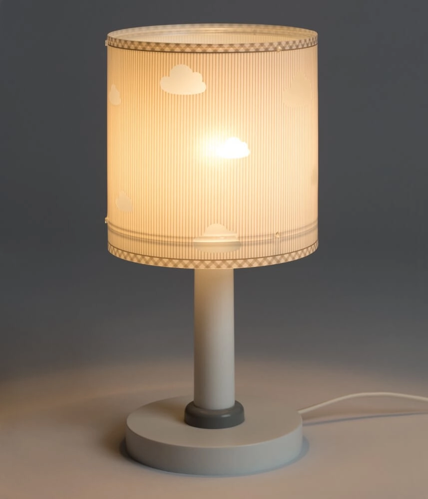 Children's room table lamp Sweet Dreams soft gray Dalber 8420406800950