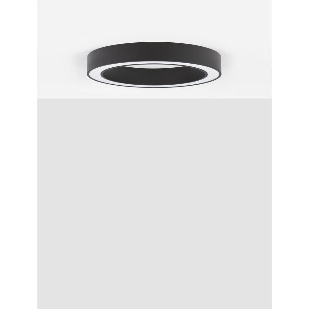 Ceiling lamp Morbido black Ø 60cm Lyora 5212017438584
