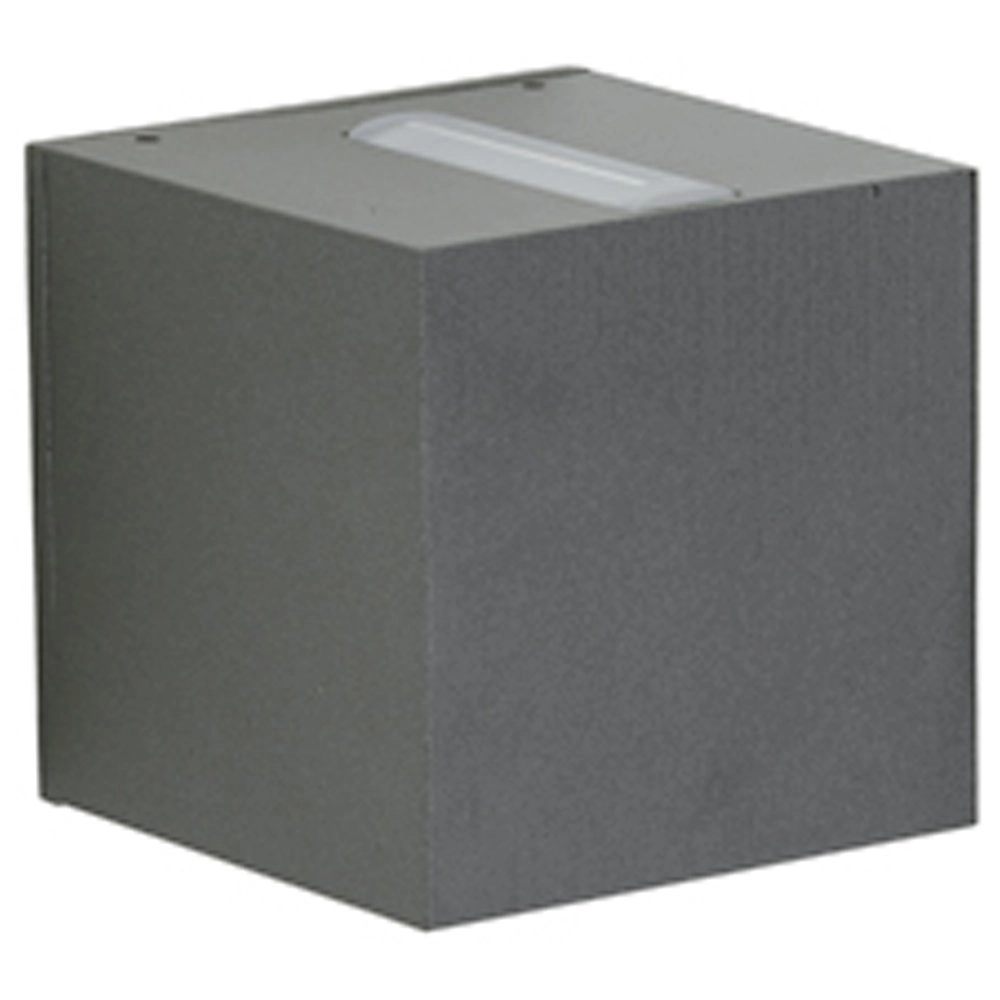 Square Led wall lamp Lino 10.5cm-anthracite