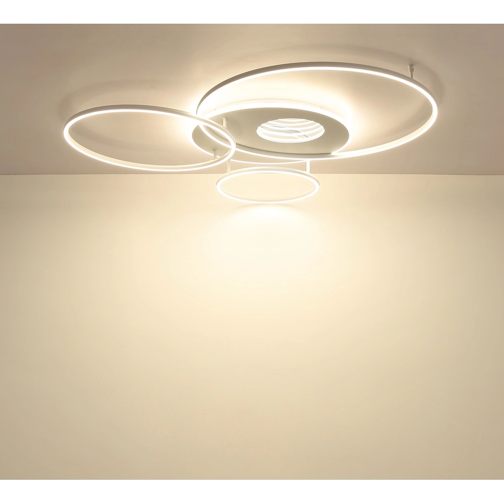 Modern ceiling lamp Invertina white 126cm Globo 9007371576043