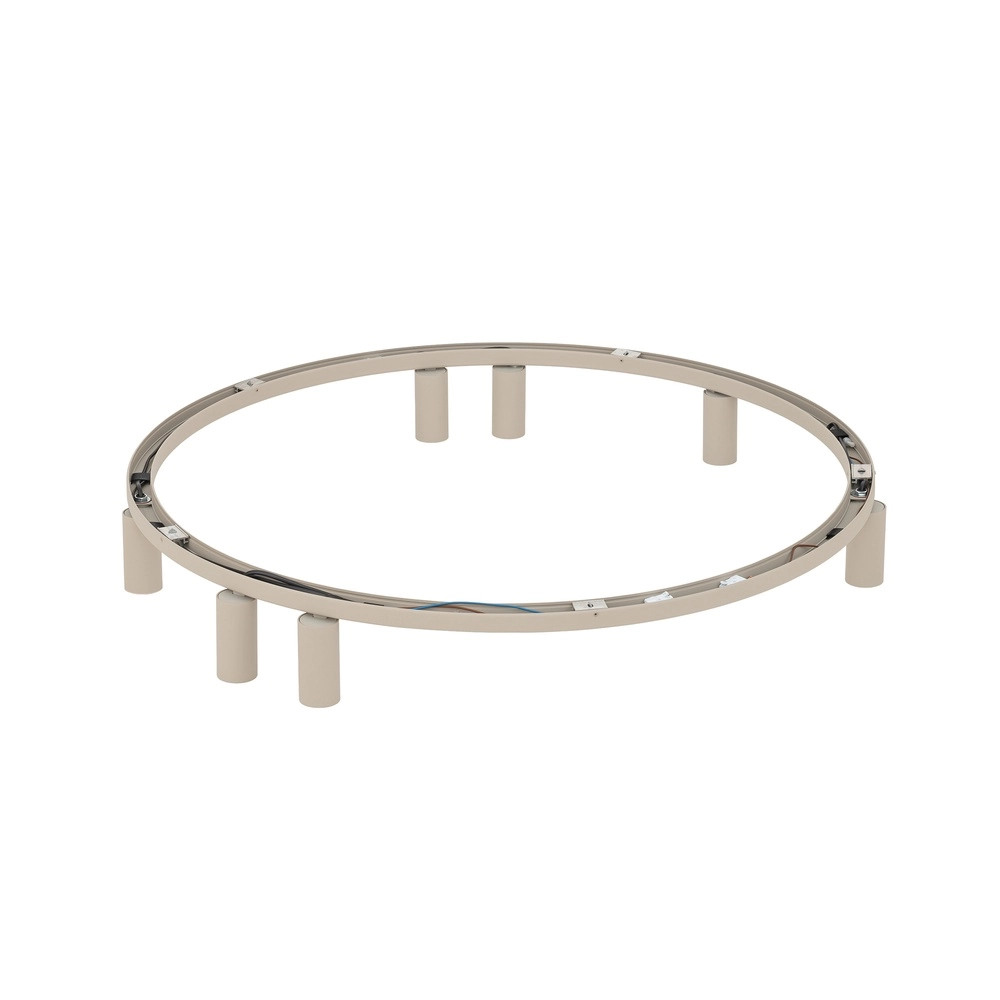 Circle surface-mounted spotlights Fourty 7x GU10 - beige Lyora 5903139119481