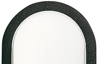 Outdoor lighting carport Ovalla 28cm-black Albert 4007235660371