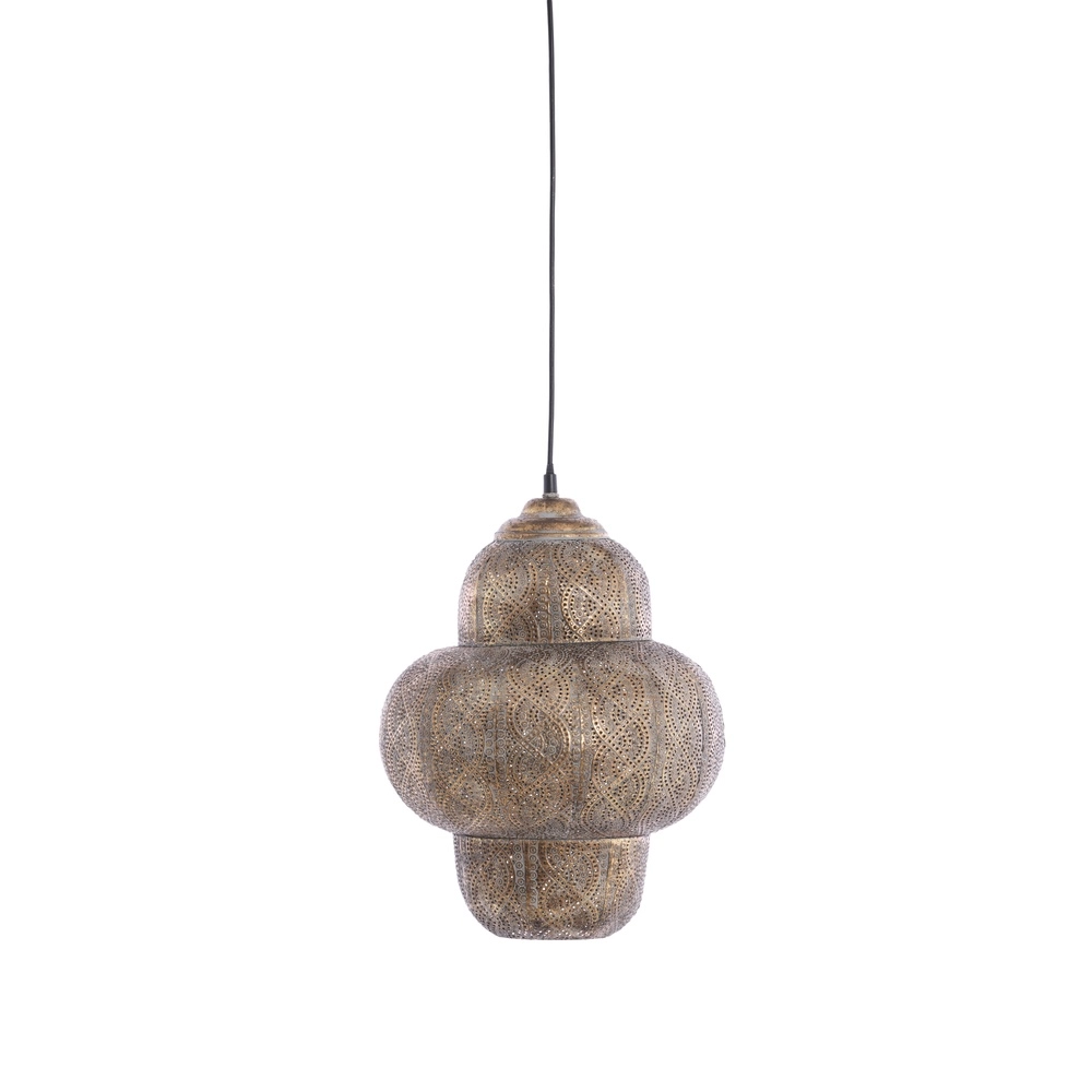 Tiffany pendant lamp Ryota brown Ø 30.5cm Light & Living 8717807831394