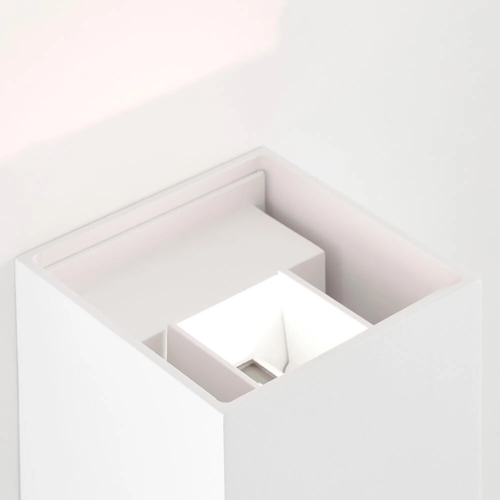 Wall lamp Isak 10 x 10cm white Brilliant 4004353349270